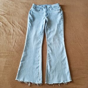 H&M Women's Light Blue Flare 90s Jeans